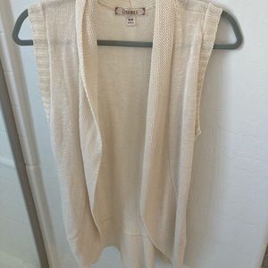 Sleeveless cardigan